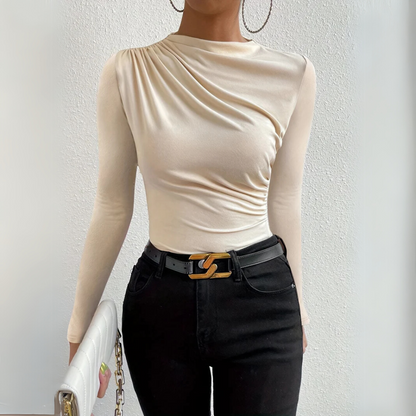 JASMIN | ELEGANT DRAPED TOP